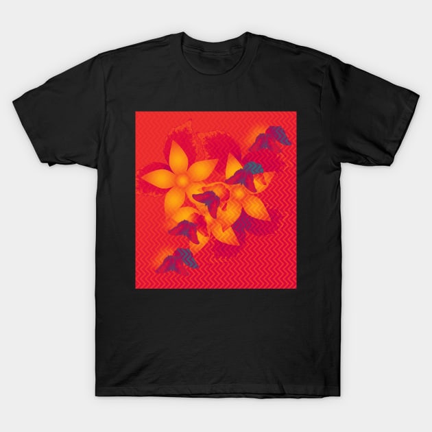 Radioactive butterflies T-Shirt by hereswendy